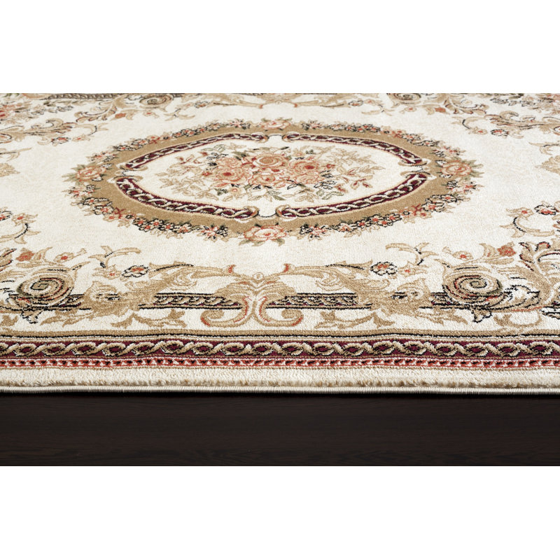 Tobis traditionnel tapis Ivoire, 9'2" x 12'6"