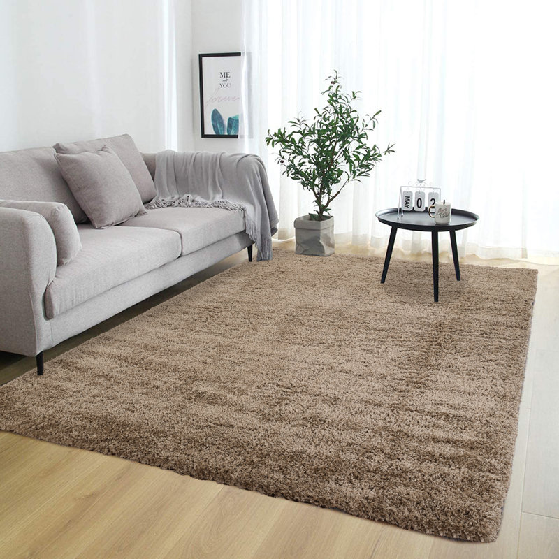 Hanzo Power Loom Shag Area Rug, Rectangle 7'10" x 10'