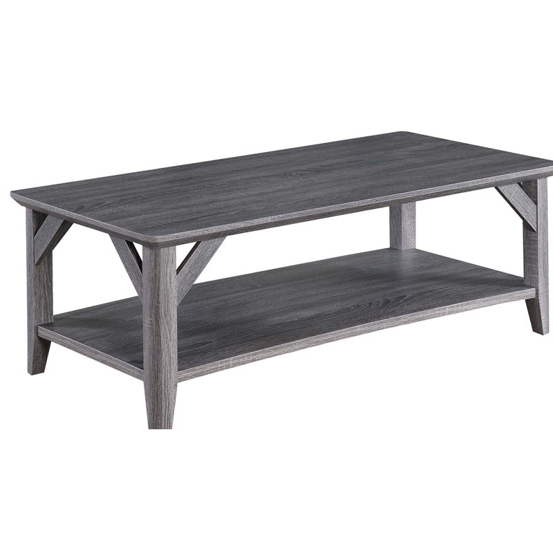 Ensemble de tables basses 3 pièces Keffer, Gris patiné