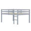 Lit mezzanine en bois avec échelle-1450561990