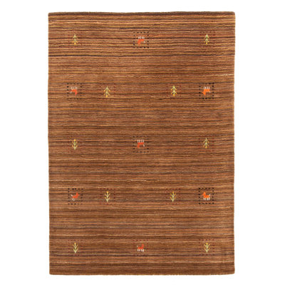 Kashkuli Gabbeh Brown Rug 3'11" x 5'8"
