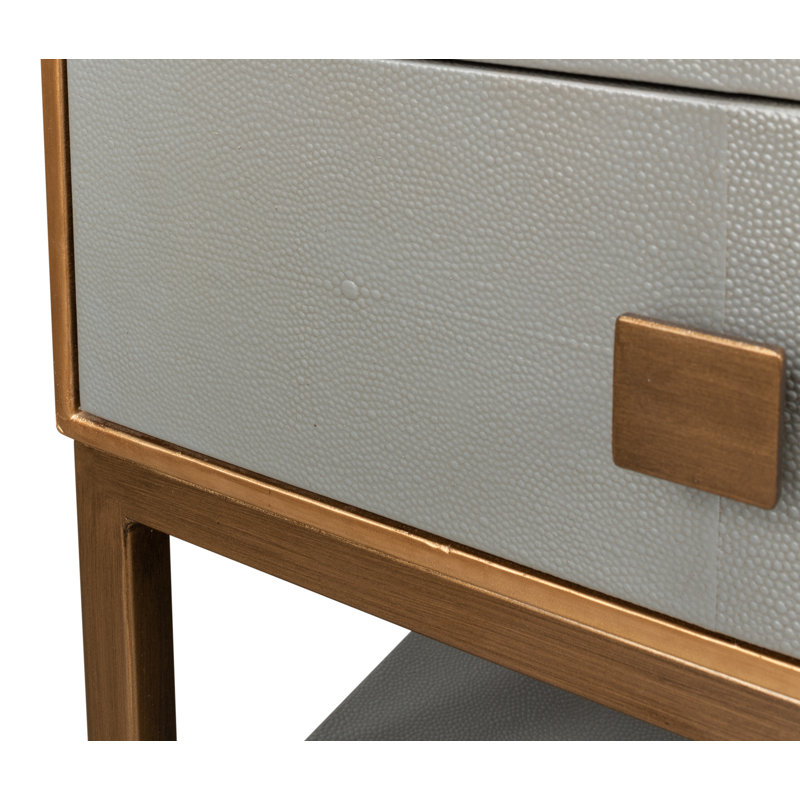 Gillian 2 - Drawer Solid Wood Nightstand