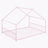 Metal House Bed-1089639004-1089639007