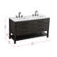 Meuble-lavabo double 60 po_Moderne_VF60560-862261989