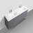 Leffler 84" Wall-Mounted Double Bathroom Vanity Set-31246675