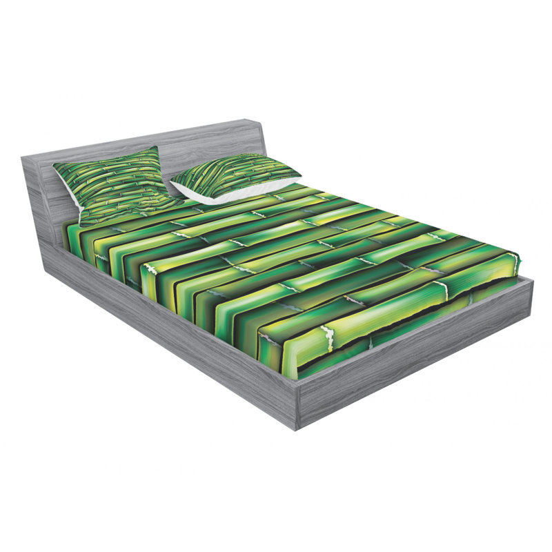 Microfiber Sheet Set, Queen Sheet Set with Fitted Sheet