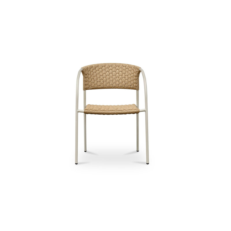 Polene Outdoor Dining Armchair, Tan, Beige