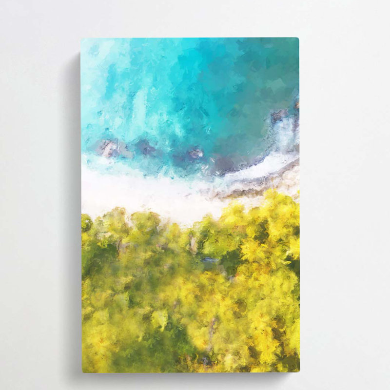 Above The Coast In Sri Lanka In Abstract - Wrapped Canvas, 76cm H x 50cm W x 3cm D