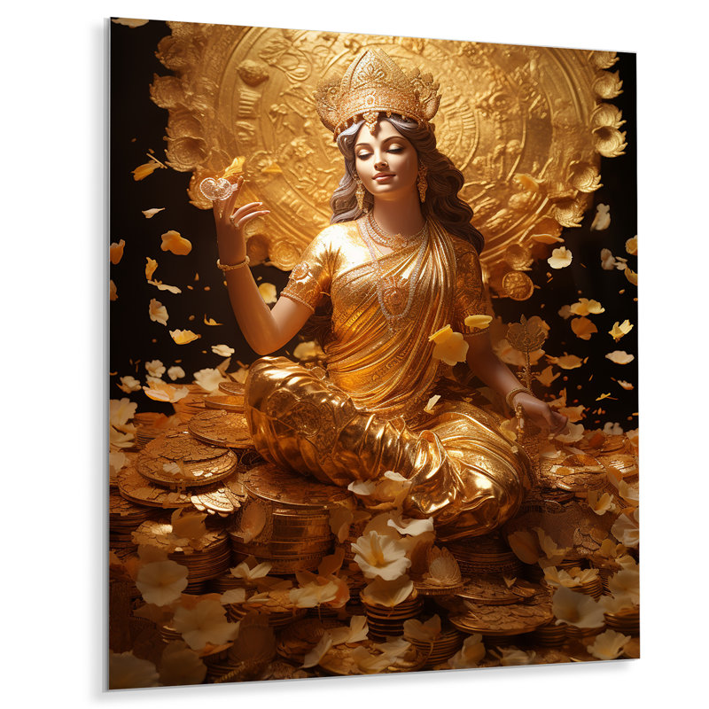 - Art mural en métal Hinduisim, H 40 po x l 30 po x P 1,5 po