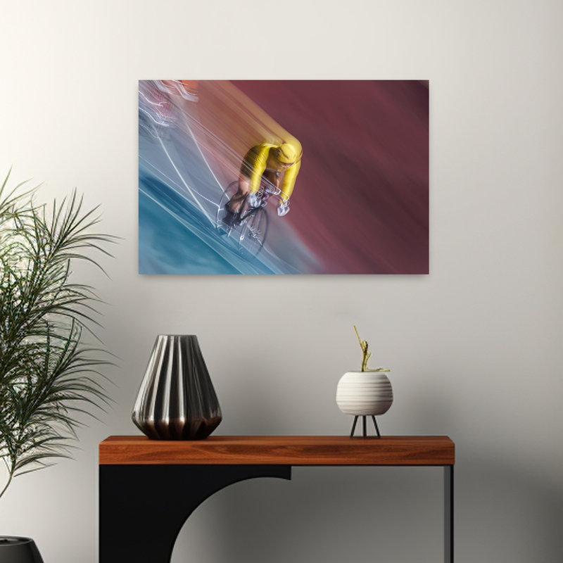 Comet, art mural contemporain, H 16 po x l 24 po