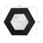 Christey Hexagon Wall Mirror