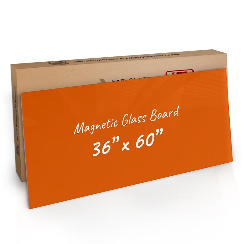 Tableau magnétique mural en verre Bojorquez, Pêche, 36 po x 60 po