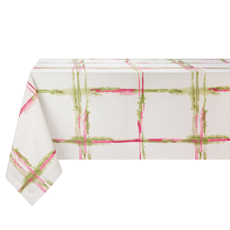 Abstract Grid Abstract Tablecloth, 63" Square