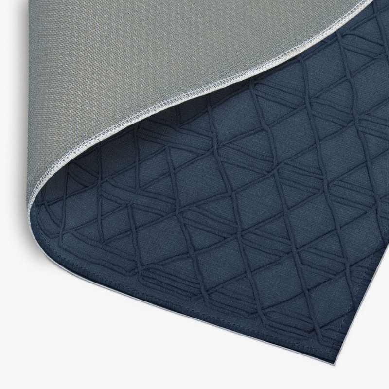 Tapis gris intérieur et extérieur Trellis, Rectangulaire 8 pi x 10 pi