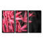 Ensemble de salon art mural bambou rose et noir-2060149675-2060149676