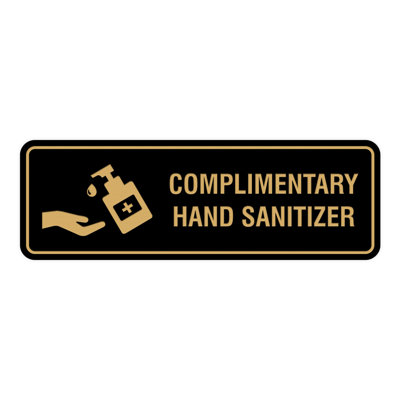 Complimentary Hand Sanitizer Sign