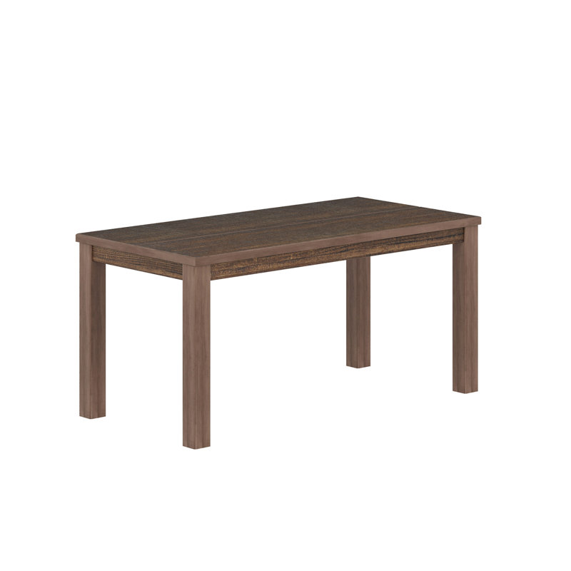 Table de salle à manger en bois massif de 63 pouces pour 6 personnes Albany