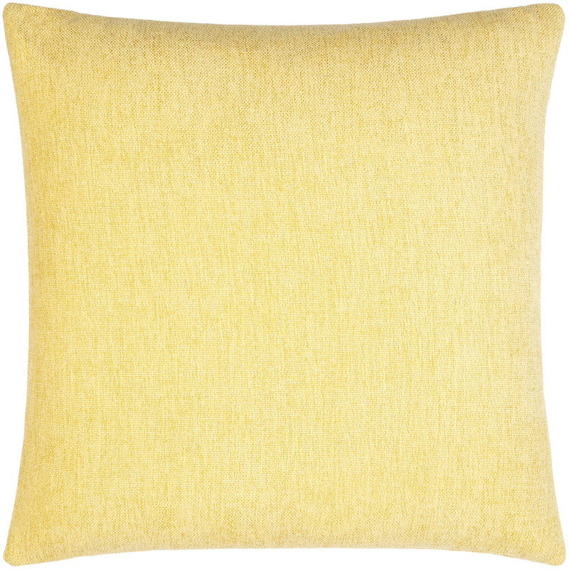 Puako Reversible Throw Pillow, 22"H x 22"W, Yellow, No Insert