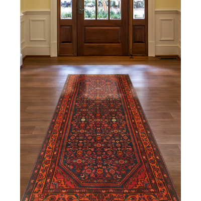 Kayci One-of-a-Kind 3'10" X 9'0" 1980s Runner Wool Area Rug in