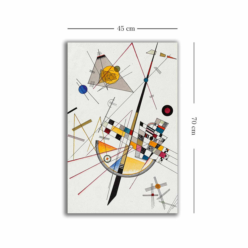 «Vasili Kandinsky», impression sur toile tendue