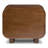 Oslo Wood Nightstand with Brass Handles-798810303