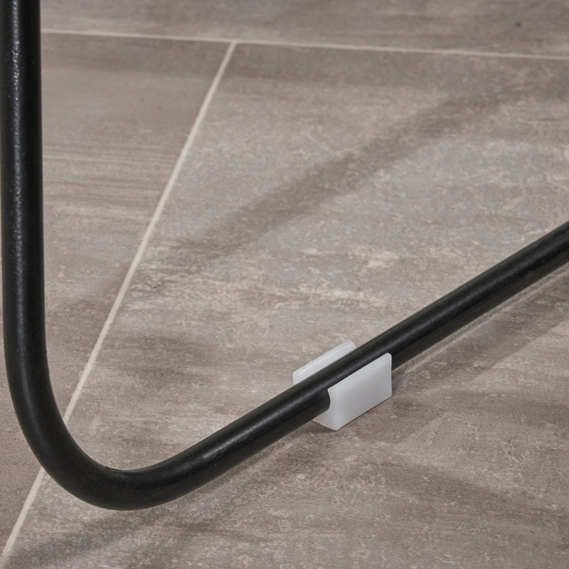 Tabourets de comptoir 2 de conception moderne avec structure en fer et coussins d'eau - P 24,56 po x l 18,52 po, H 42,14 po, hauteur de l'assise 2 et 26,25 po, capacité de charge de 400 lb