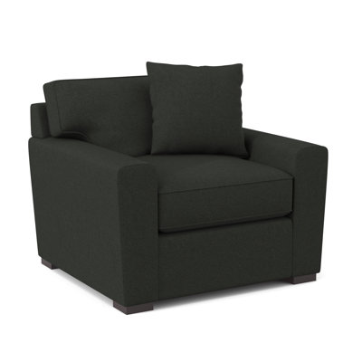 Fauteuil en polyester l 42 po Zinah
