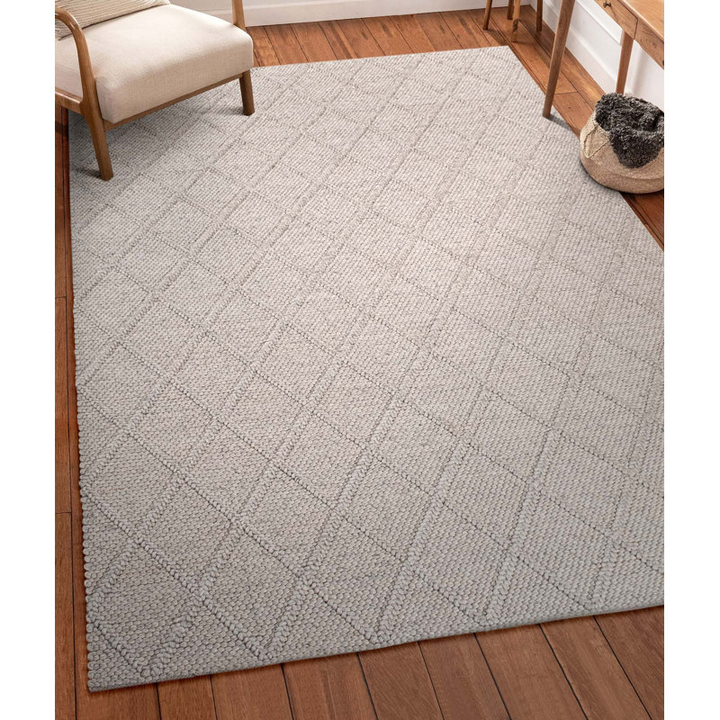 Tahar Wool Geometric Indoor Rug, Rectangle 3' x 5'