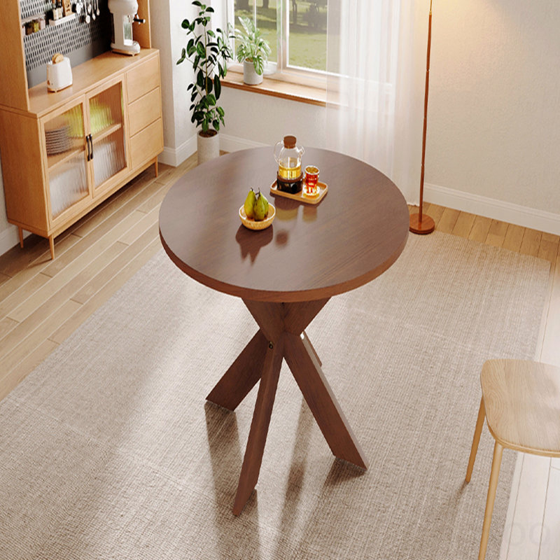 Round Dining Table Modern Farmhouse Kitchen Table