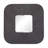 Abdulazim Solid Wood Square Wall Mirror