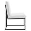 Chaise de salle à manger en tissu capitonnée Indulge Channel par Modway-853591313