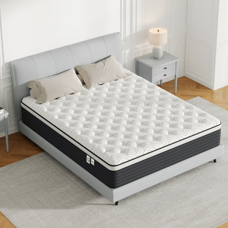 Memory Foam Hybrid Mattresses With Certipur-us Certified Pocket Spring, Pressure Relief, In A Box And Motion Isolation, Twin