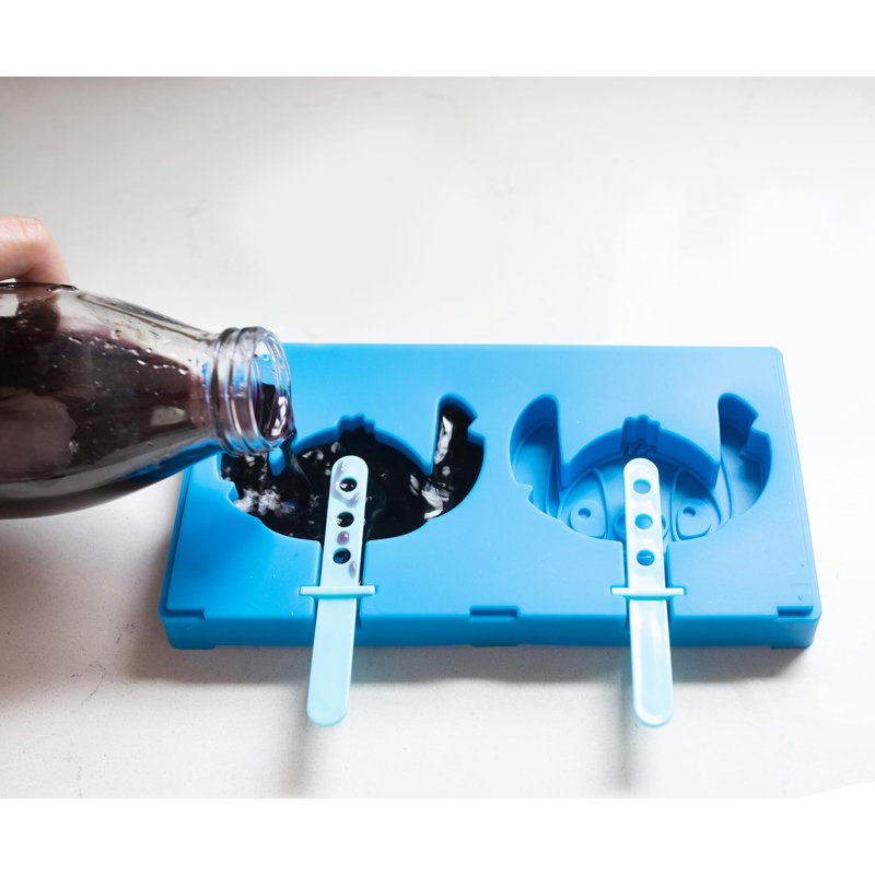Blue Silicone Disney Lilo & Stitch Ice Pop Mold Tray