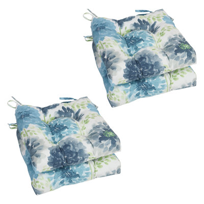 16-Inch Square Outdoor Tufted Chair Cushions (Set Of 4)
