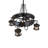 Elizette 4 - Light Dimmable Geometric Chandelier