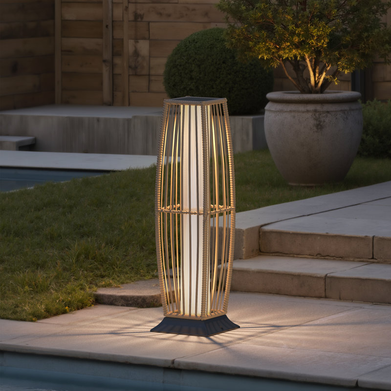 30.71” Solar Integrated Led Outdoor Floor Lamp, 1 Light