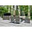 Aerys 7 - Person Wicker Patio Dining Set with Rectangular Table , Cushions Included