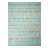 Rug & Kilim’S Scandinavian-Inspired Seafoam Blue And Red Wool Pile Rug