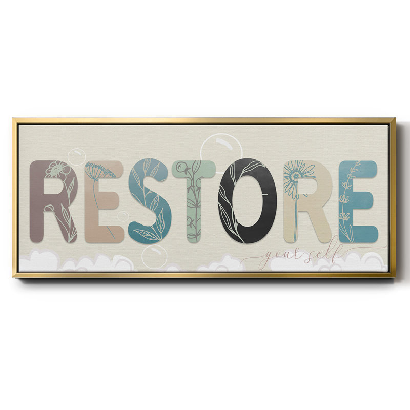 Restore Your Self- Framed Canvas