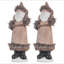 2 pièces de décorations de gnomes de Noël, ornements de table de Noël pour les cadeaux de fêtes