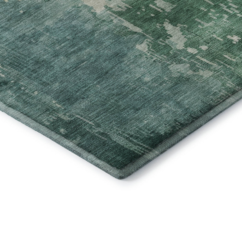 Premium Machine Washable Alijah AMF1257 Abstract Rug, Rectangle 3' x 5'