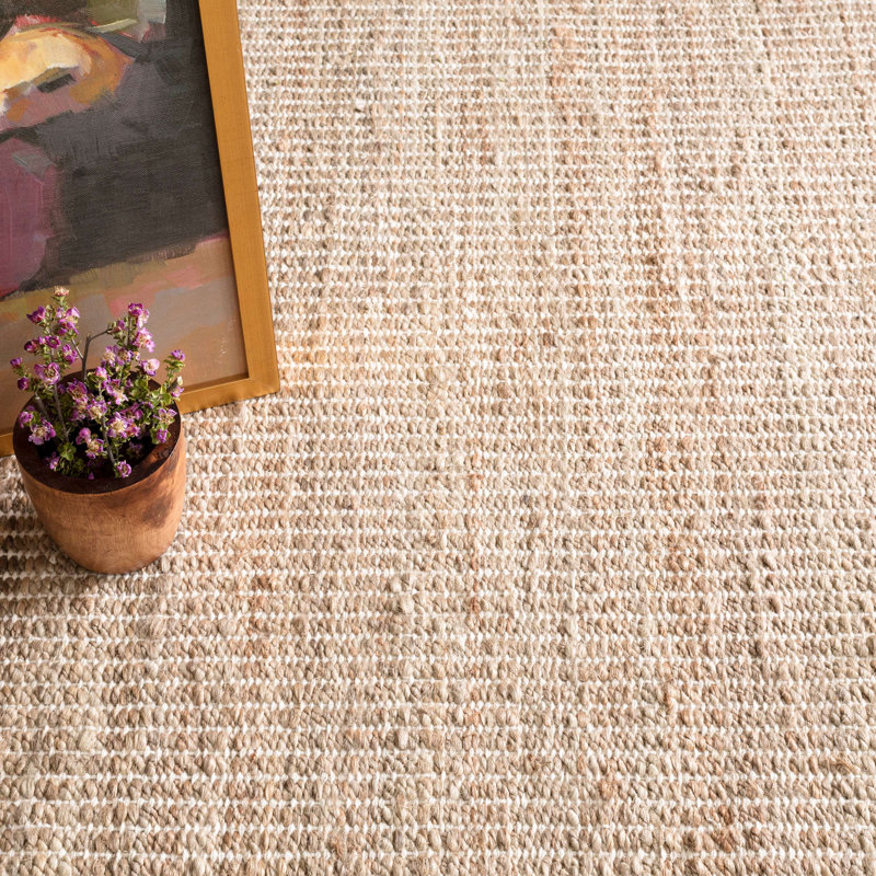 Gridwork Striped Area Rug, Rectangle 2' x 3', Ivory/Brown