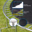 Filet extérieur de trampoline 8 pi avec planche de basketball souple