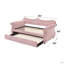 Lit de jour en lin Adkins avec lit gigogne (simple) (lit de jour)-158779053