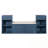 Storage Bench with Cushion, Compartments, Drawers and Open Shelves-1466601005