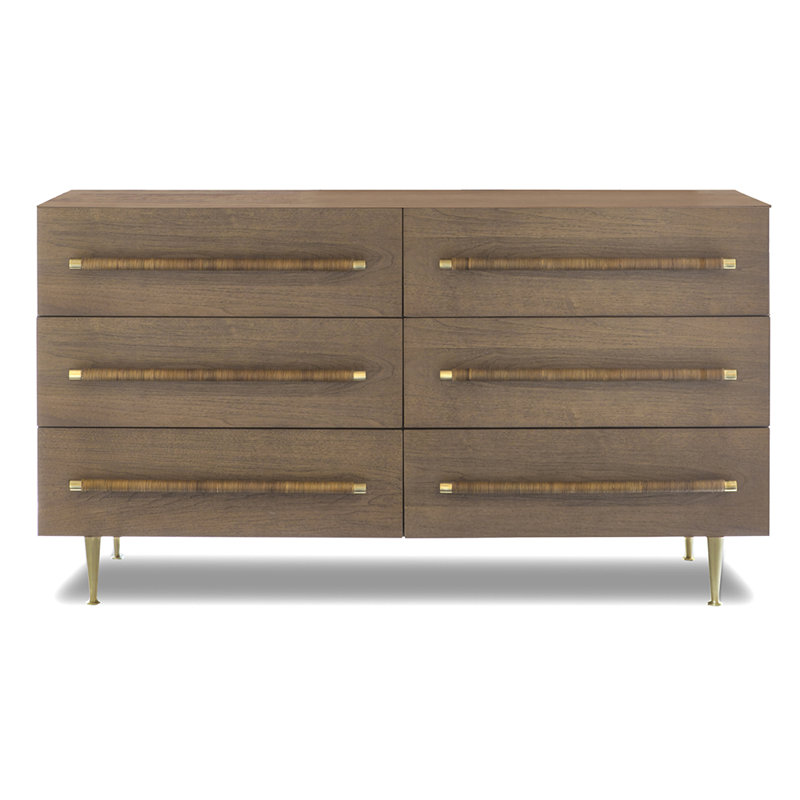 Audrey 6 - Drawer Dresser, Brown