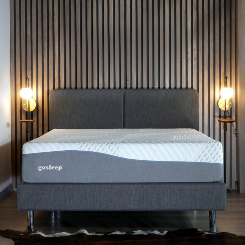 Matelas hybride à ressorts ensachés Kruger, Grand lit, 14"