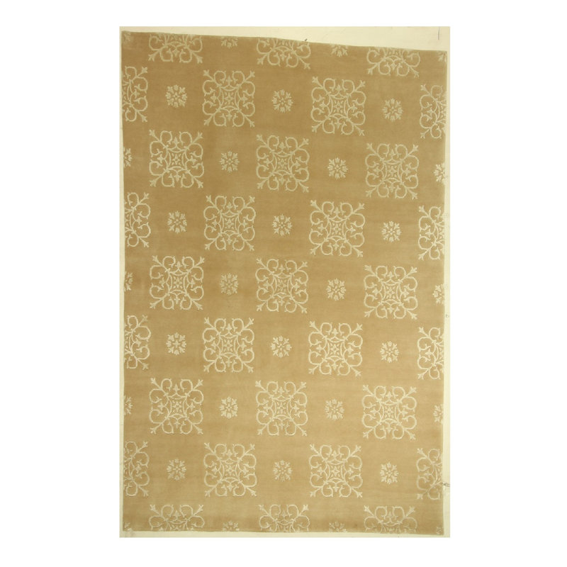 Hand Knotted Wool Geometric Indoor Rug