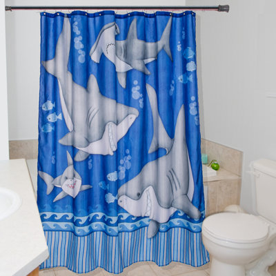 Justin Striped Shower Curtain