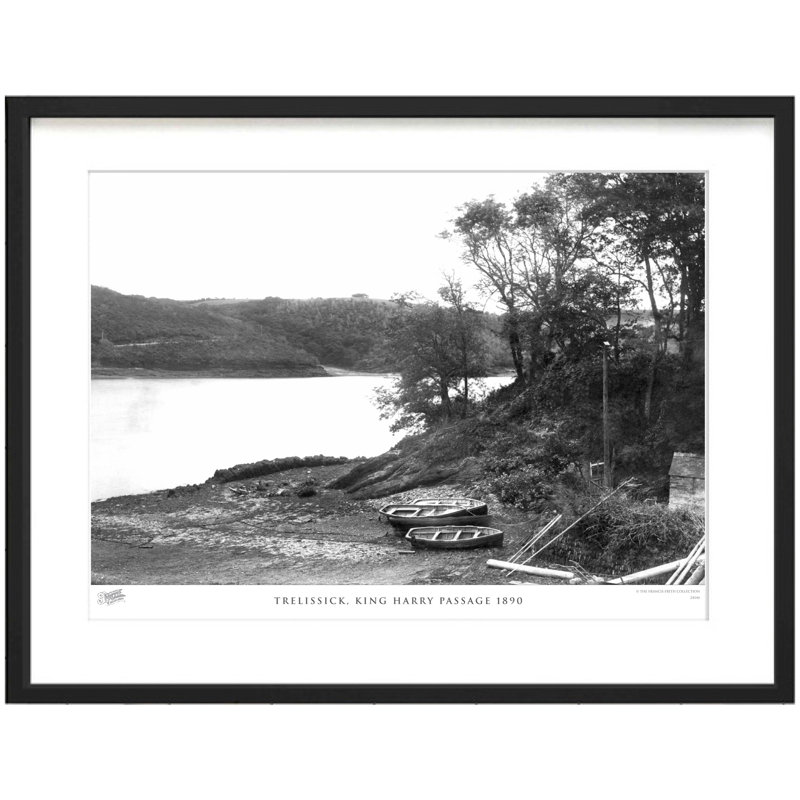 Trelissick, King Harry Passage 1890 1 Piece Single Picture Frame Wall Art, 45cm H x 60cm W x 2.3cm D